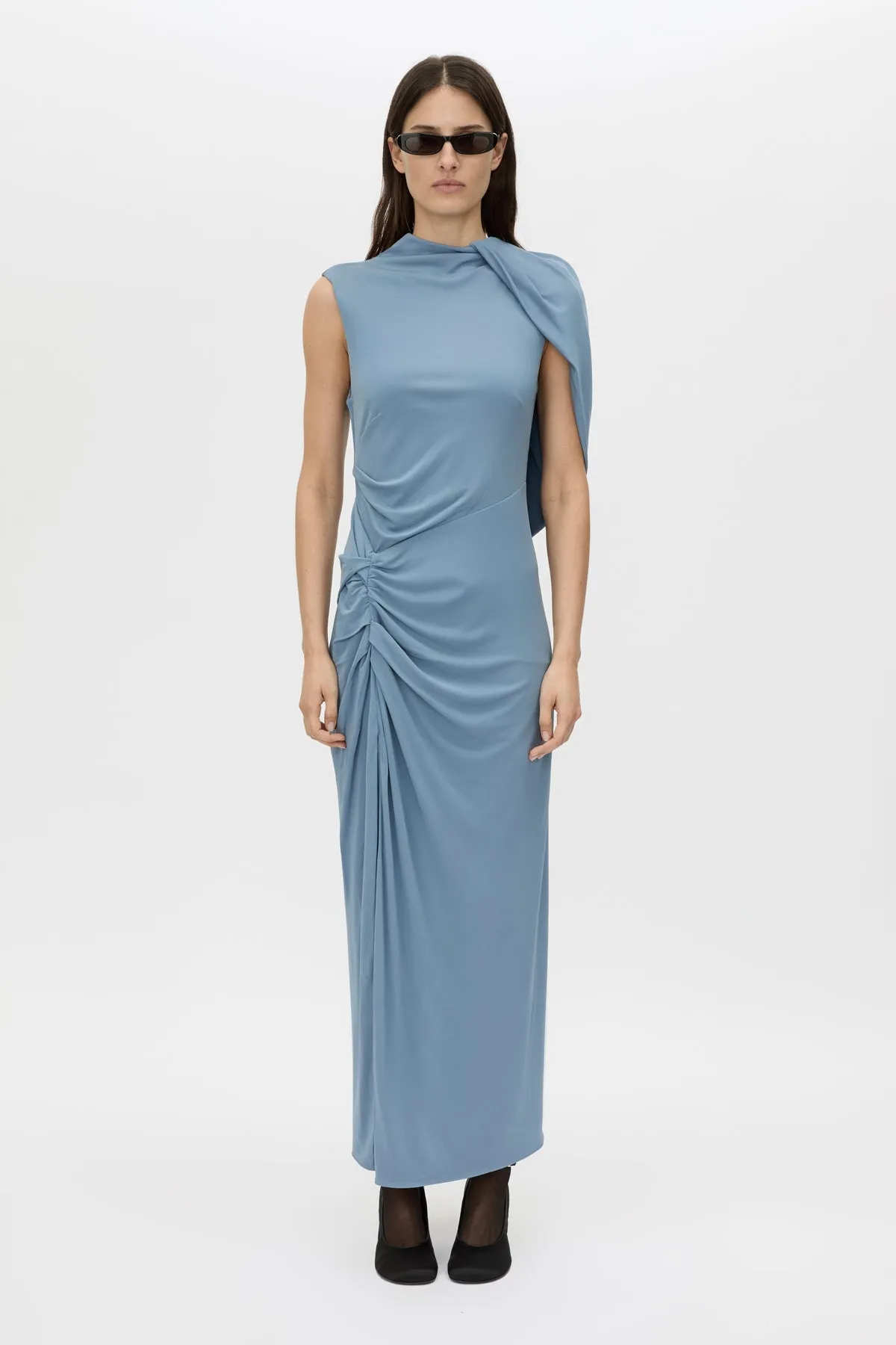 Paloma Draped Sleeve Dress sold by camilla & marc