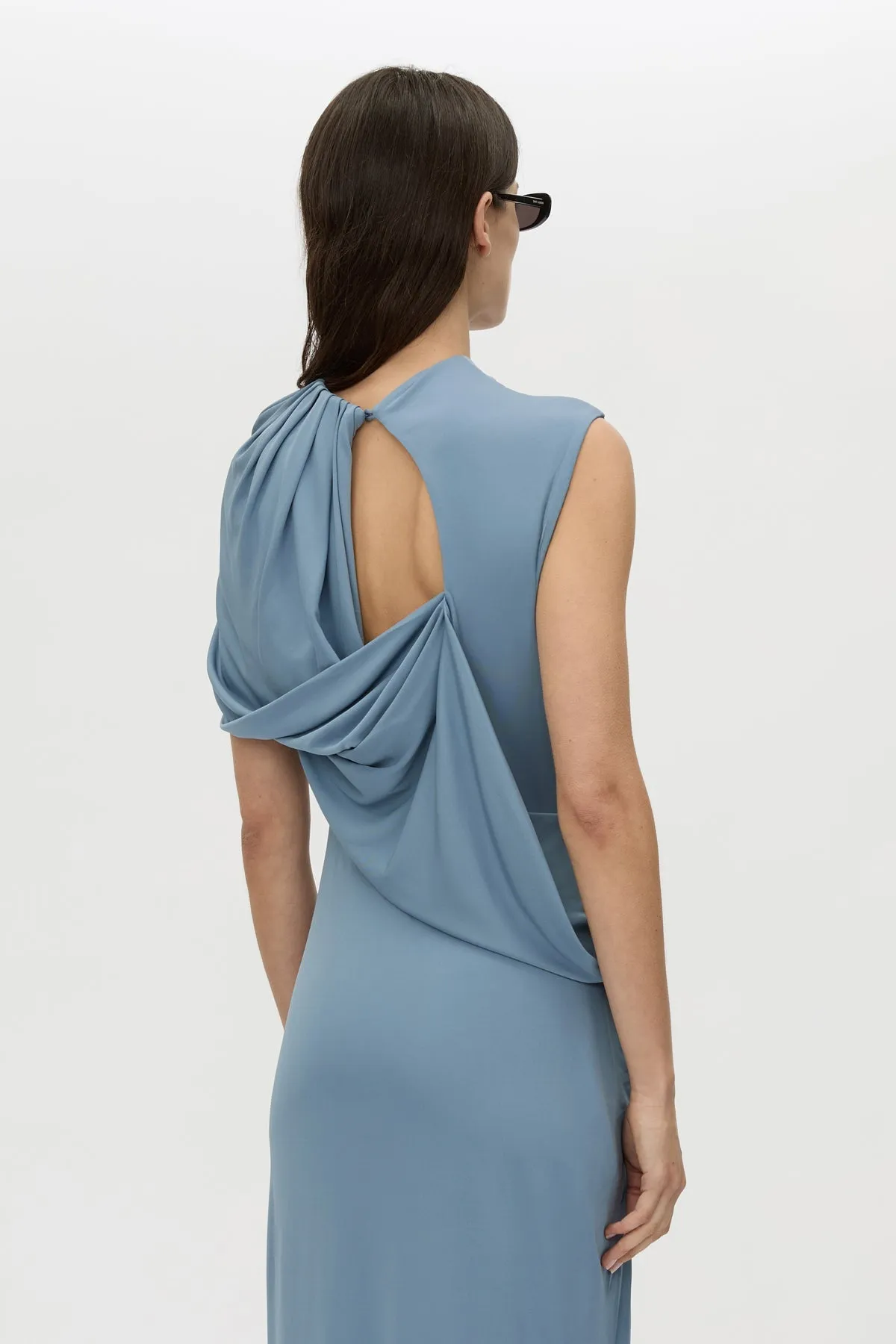 Paloma Draped Sleeve Dress sold by camilla & marc product image thumbnail 4