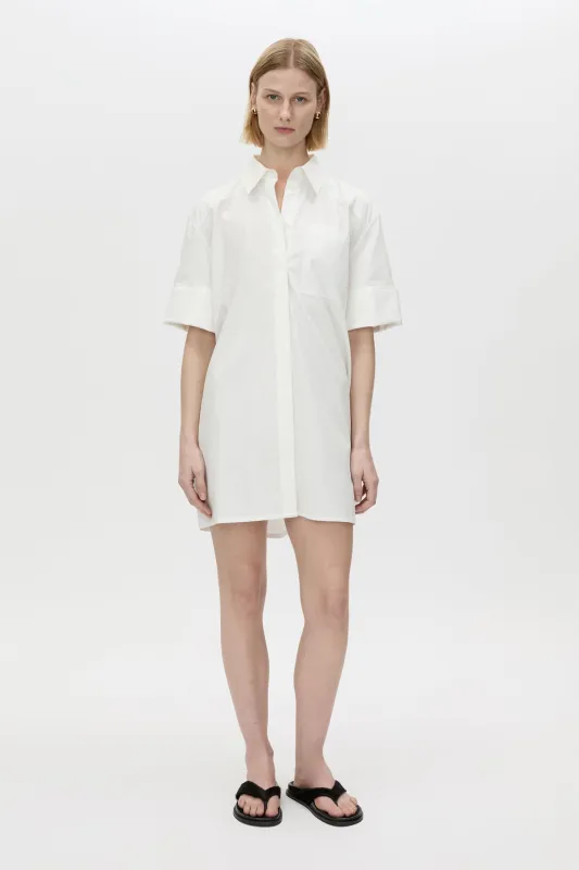 Winslow Short Sleeve Shirt Dress made by camilla & marc