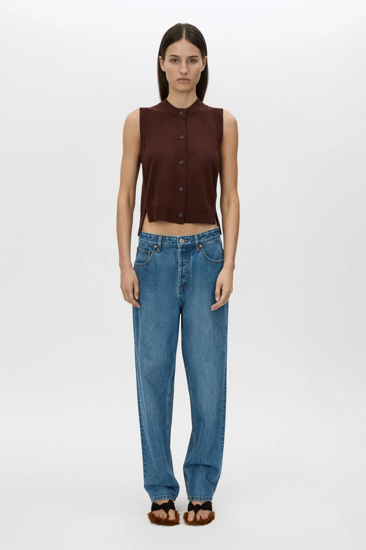 Cardinal Sleeveless Cardigan sold by camilla & marc product image thumbnail 4