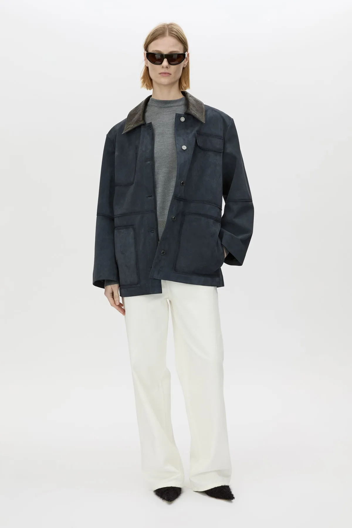 Balto Suede Leather Jacket sold by camilla & marc