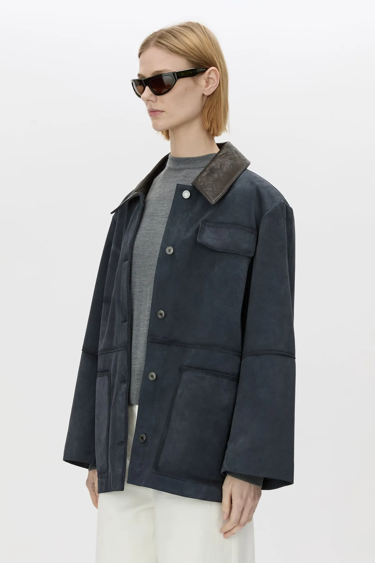 Balto Suede Leather Jacket sold by camilla & marc product image thumbnail 2