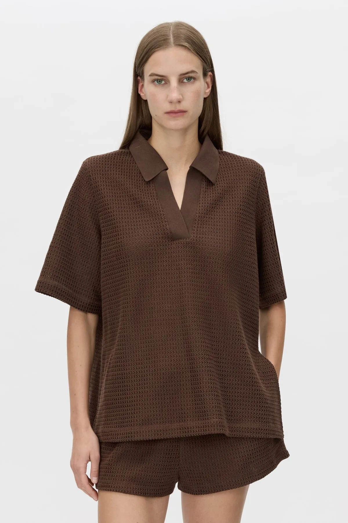 Turrell Collared Tee sold by camilla & marc product image thumbnail 2