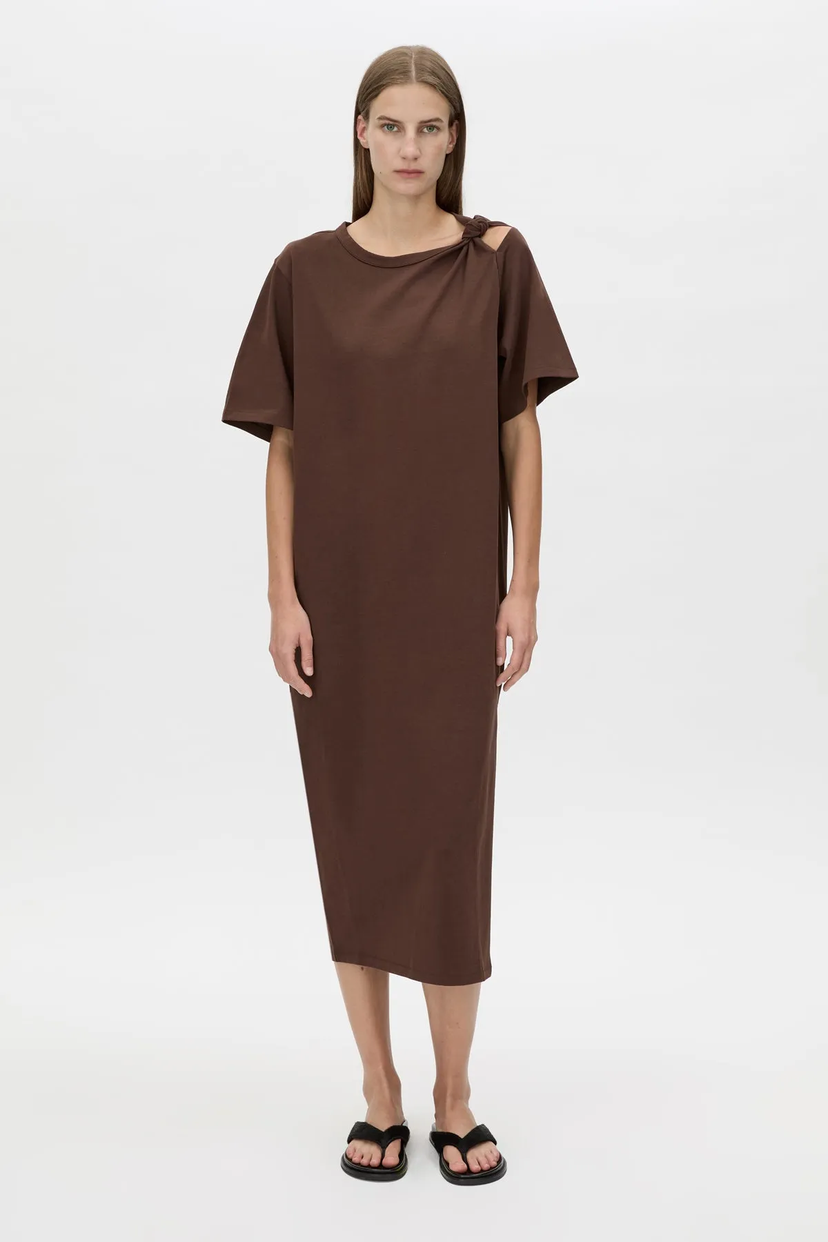 Juno Knot Tee Dress sold by camilla & marc