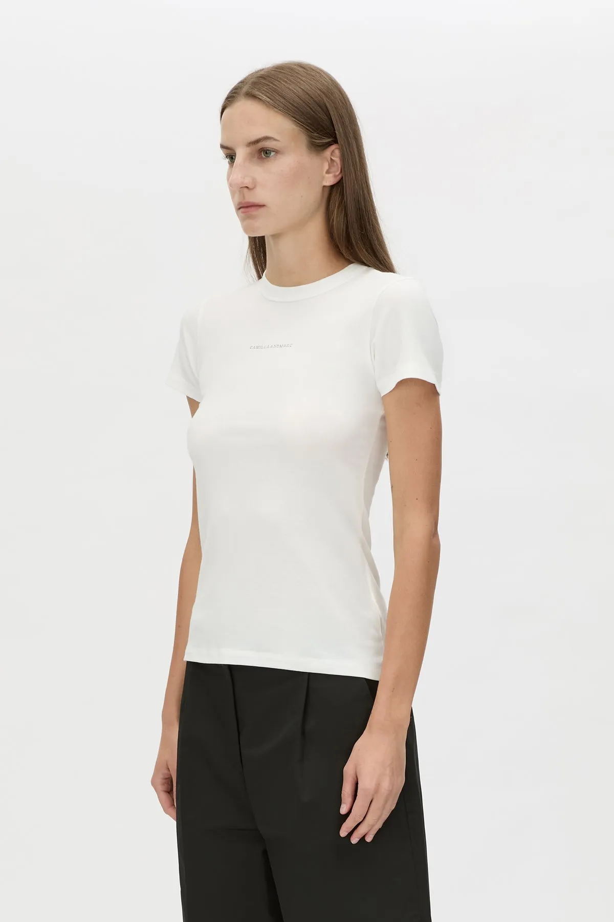 Suvero Slim Fit Logo Tee sold by camilla & marc product image thumbnail 2