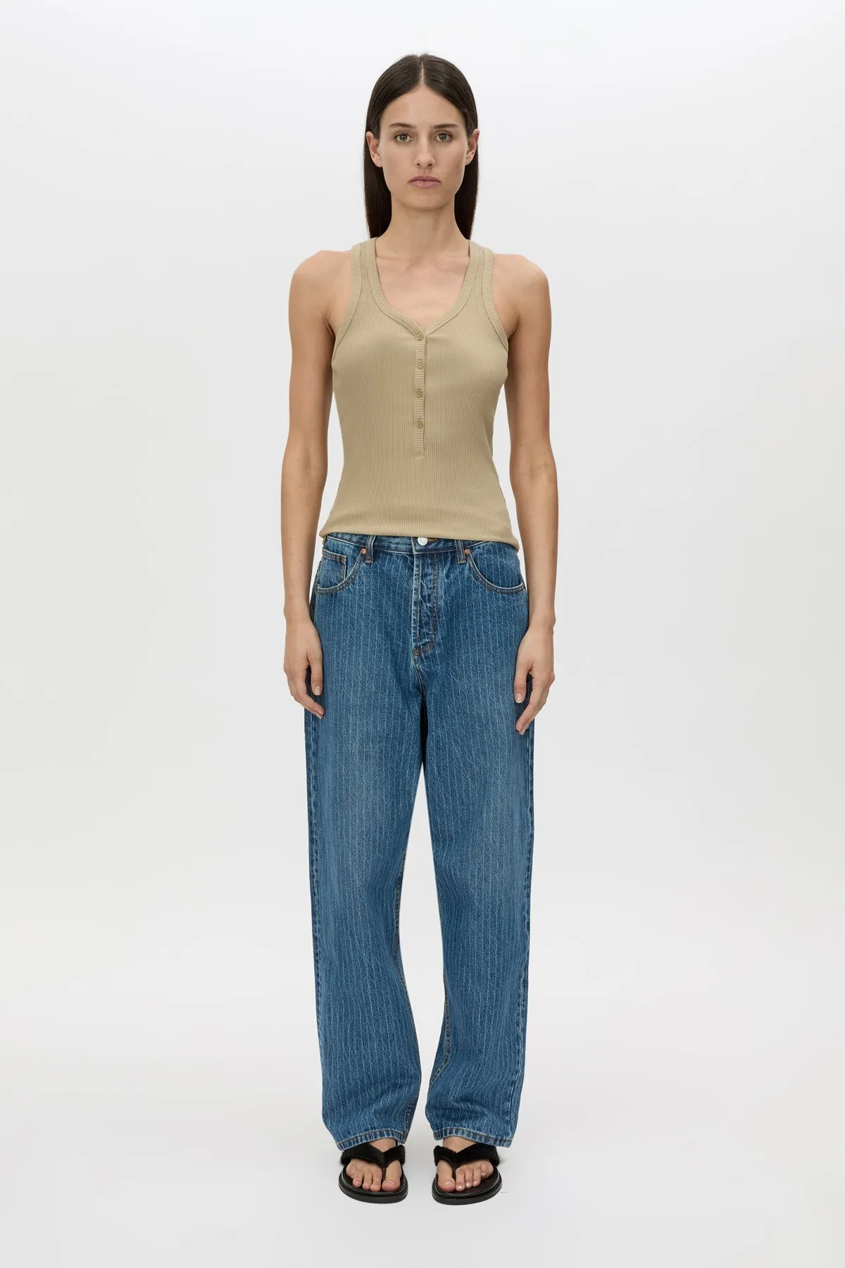 Nora Button Down Tank sold by camilla & marc product image thumbnail 3