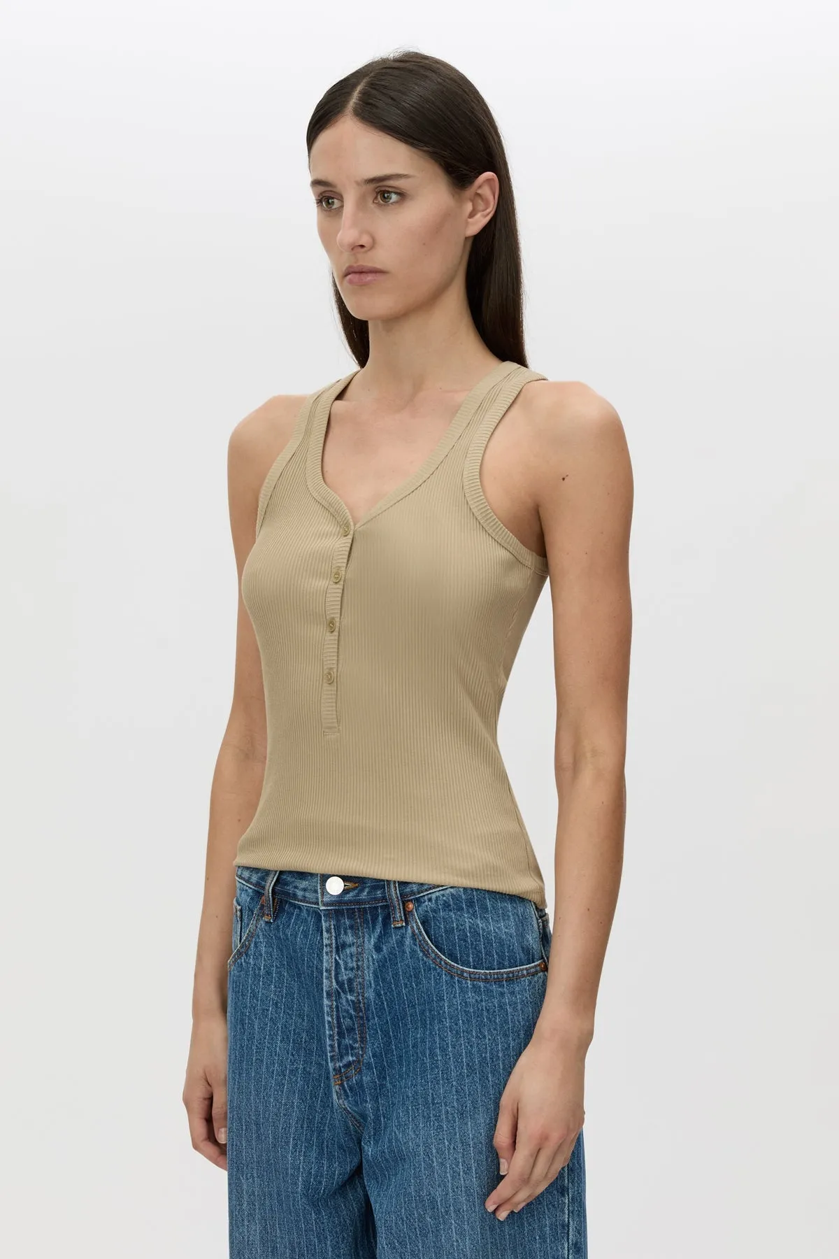 Nora Button Down Tank sold by camilla & marc product image thumbnail 2