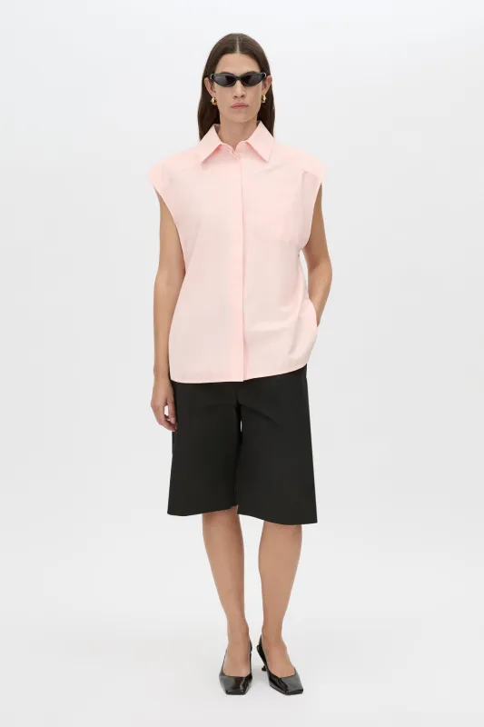 Milo Sleeveless Shirt sold by camilla & marc