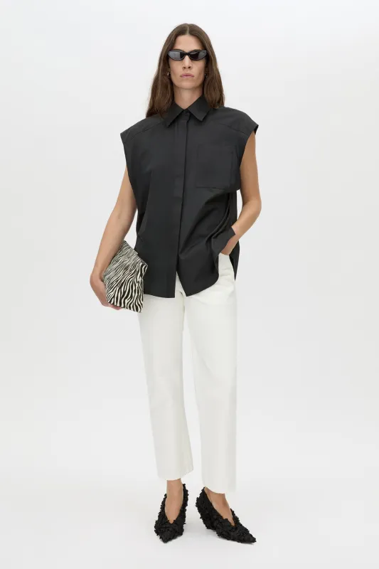 Milo Sleeveless Shirt sold by camilla & marc