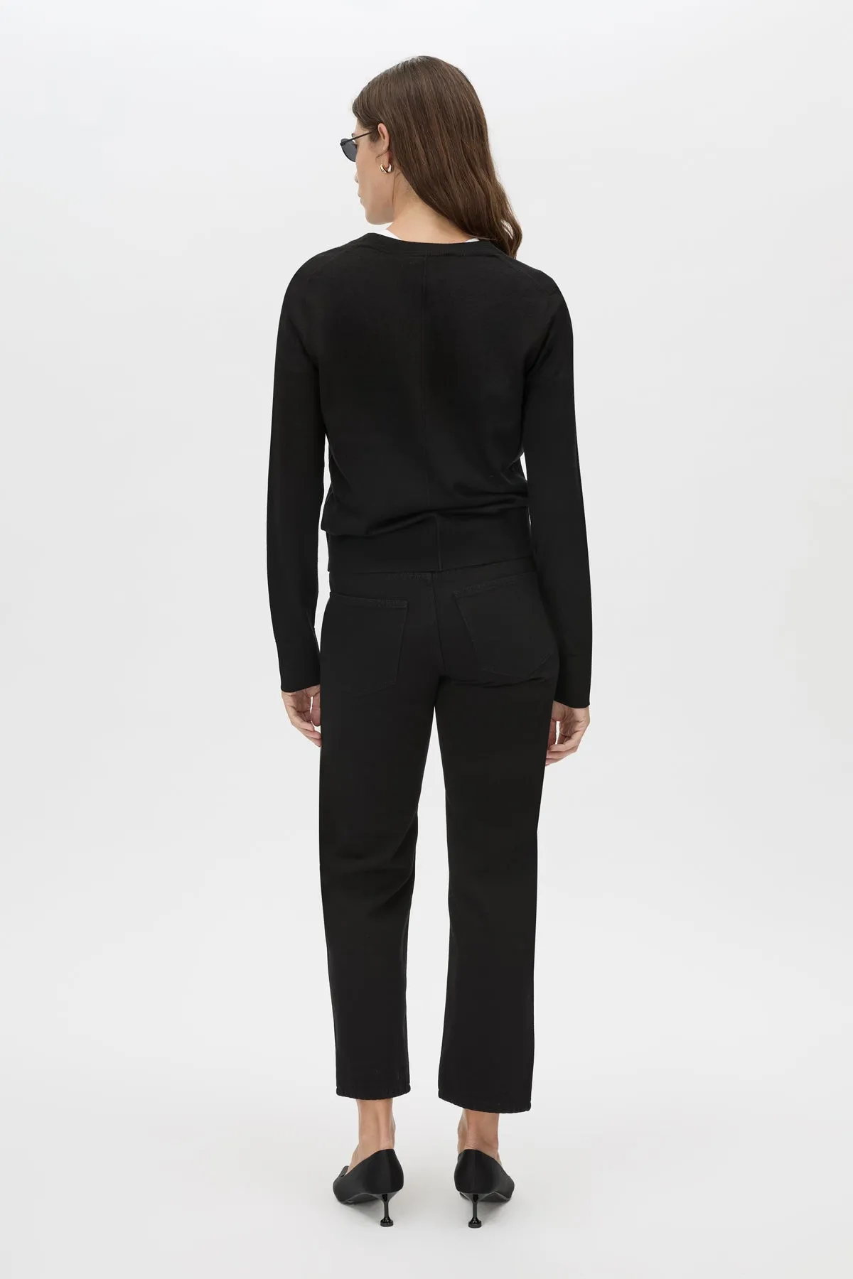 Leona Knit V Neck Sweater sold by camilla & marc product image thumbnail 5