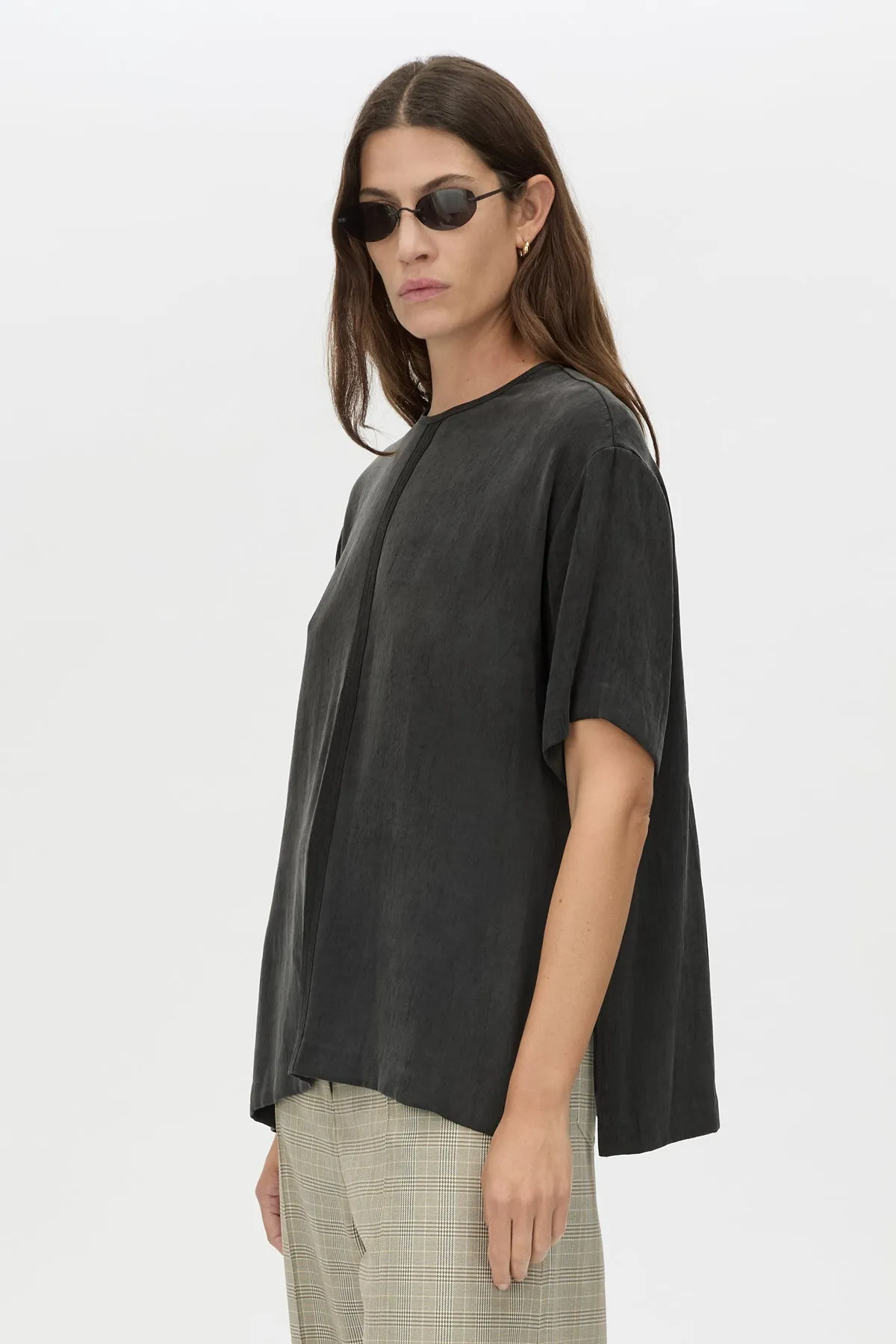 Allegro Satin Tee sold by camilla & marc product image thumbnail 2