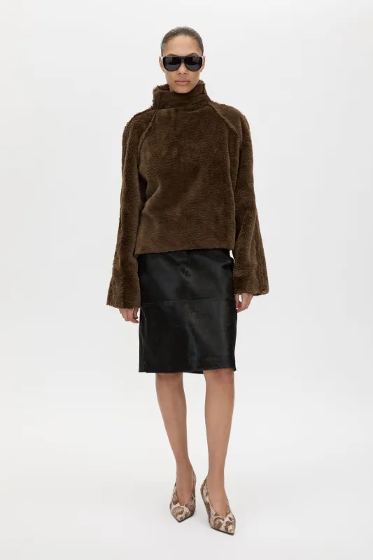 Nala Furry Pullover Top made by camilla & marc