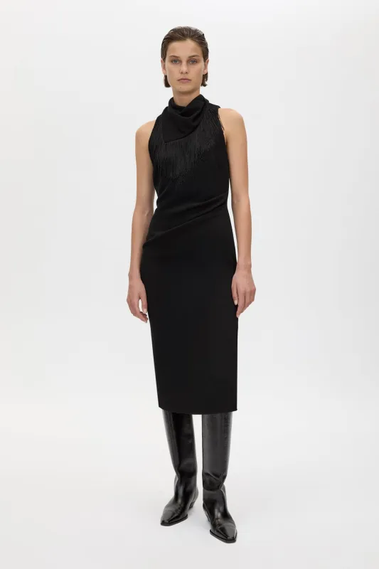 Dune Draped Waist Midi Dress made by camilla & marc