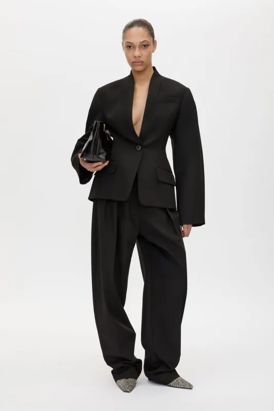 Tala Double Pleat Barrel Leg Pant made by camilla & marc