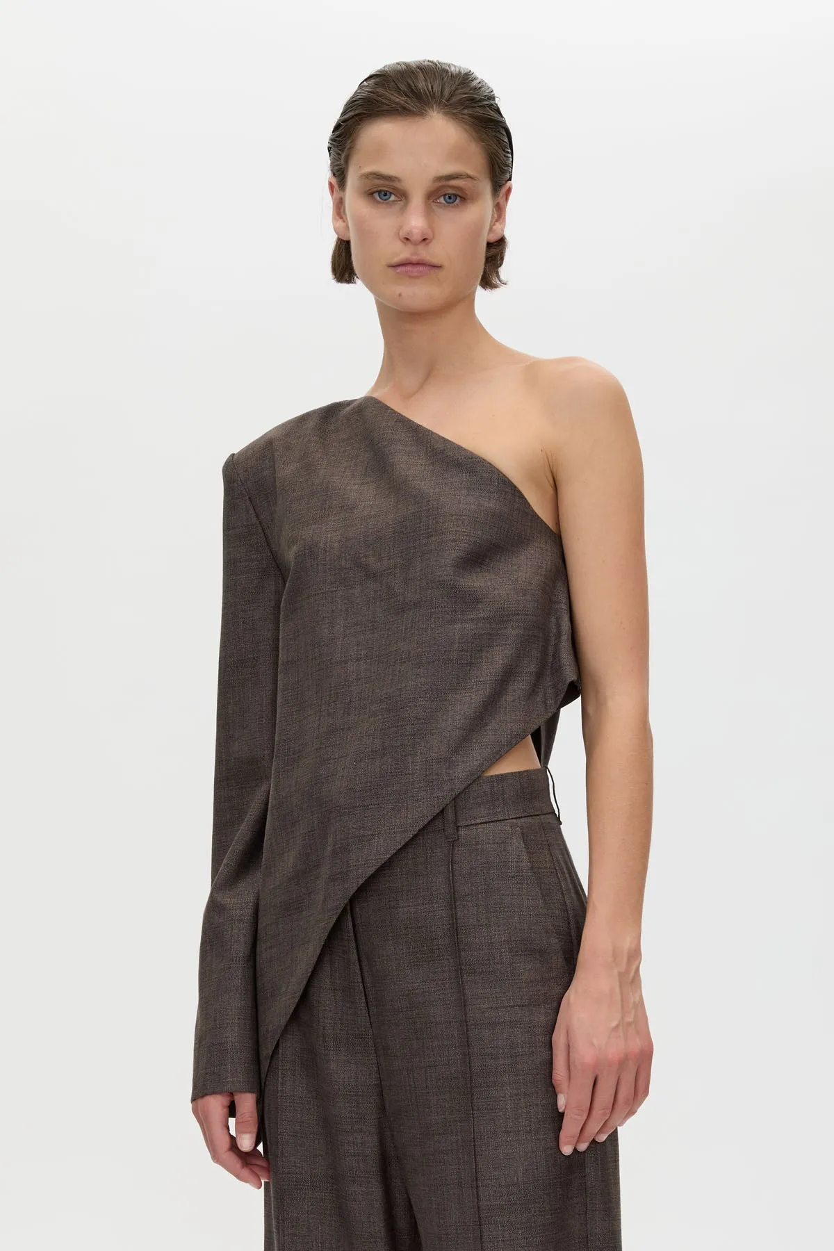 Verna Asymmetric Shoulder Top sold by camilla & marc product image thumbnail 2