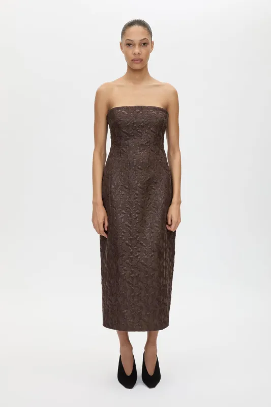 Rennick Strapless Midi Dress made by camilla & marc