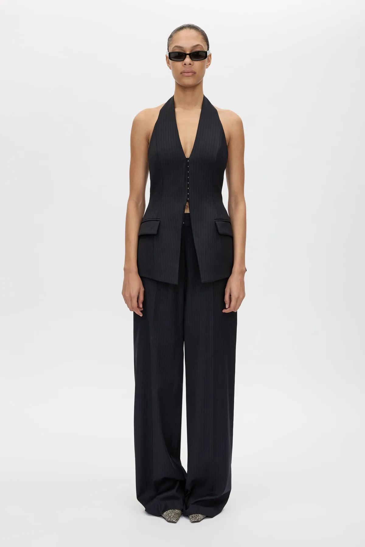 Orban Tailored Halter Top sold by camilla & marc