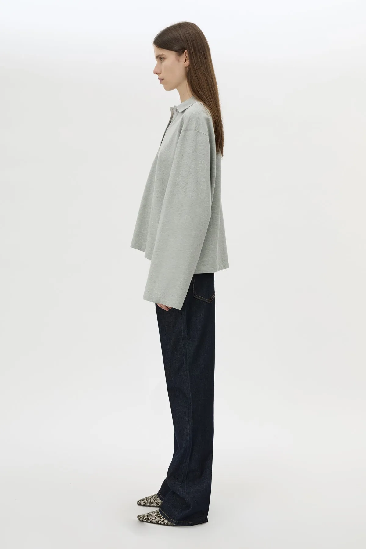 Moreno Long Sleeve Polo Top sold by camilla & marc product image thumbnail 4