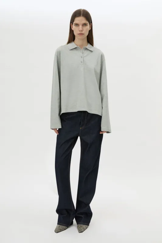 Moreno Long Sleeve Polo Top made by camilla & marc