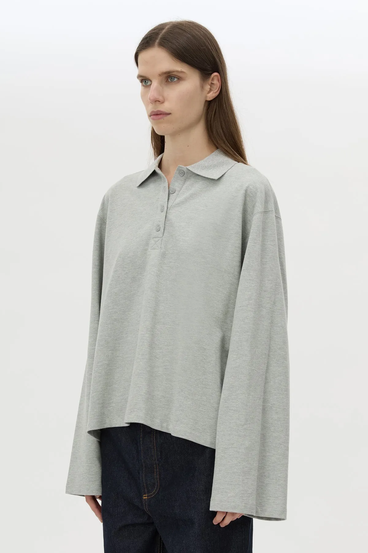 Moreno Long Sleeve Polo Top sold by camilla & marc product image thumbnail 2