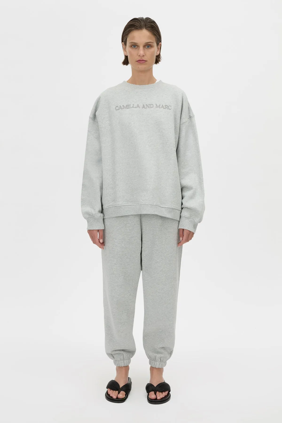 Tia Flocking Logo Crew sold by camilla & marc