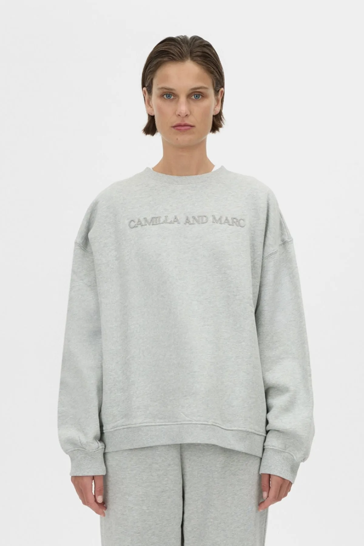 Tia Flocking Logo Crew sold by camilla & marc product image thumbnail 2