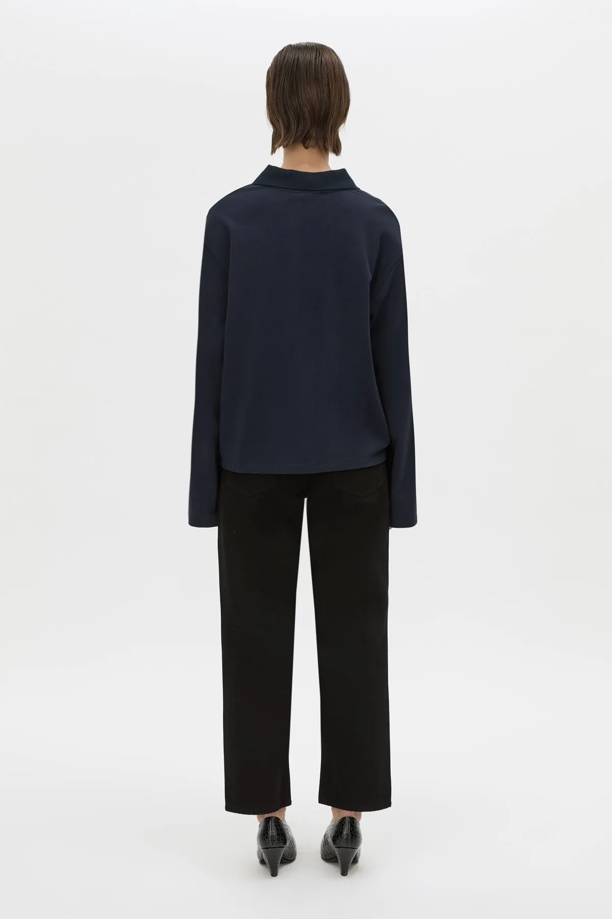 Moreno Long Sleeve Polo Top sold by camilla & marc product image thumbnail 5