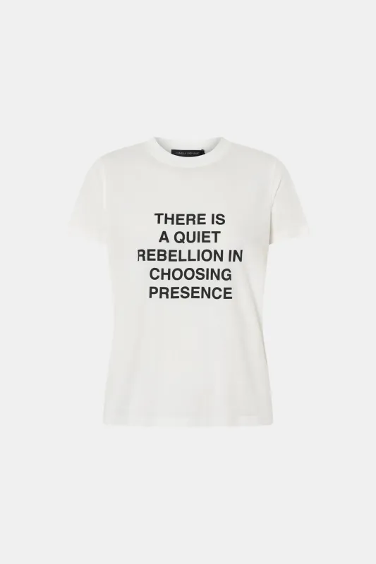 Lucinda Fitted Graphic Tee made by camilla & marc