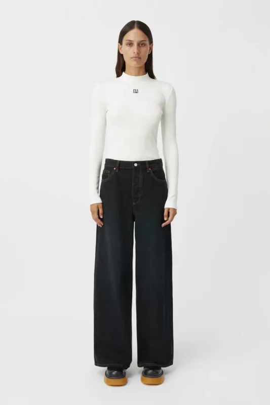 Nora Rib Long Sleeve Top sold by camilla & marc