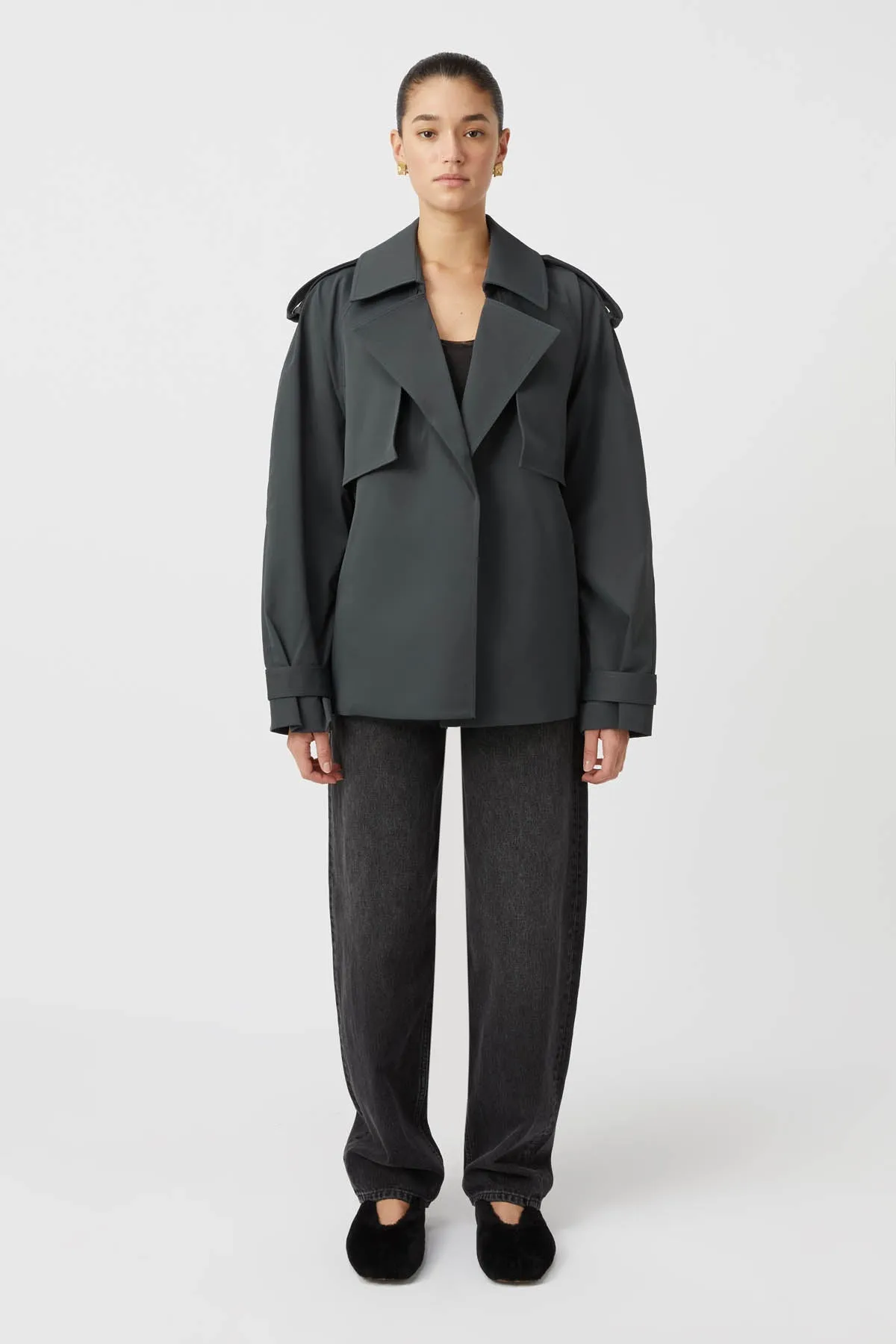 Burdock Trench Jacket sold by camilla & marc product image thumbnail 3