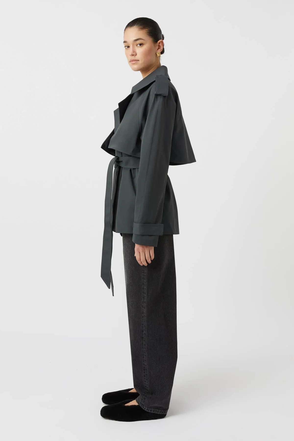 Burdock Trench Jacket sold by camilla & marc product image thumbnail 4