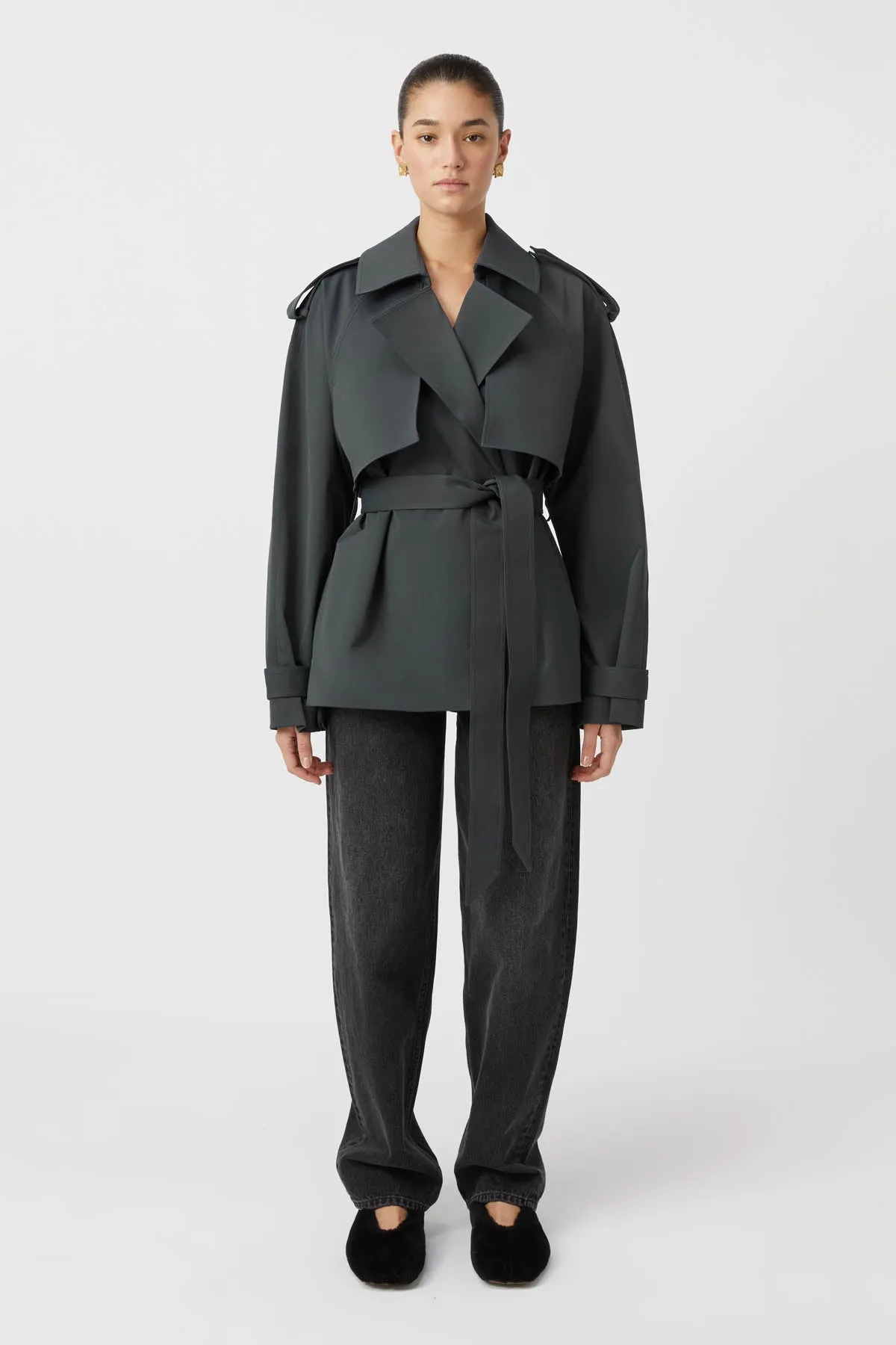 Burdock Trench Jacket sold by camilla & marc