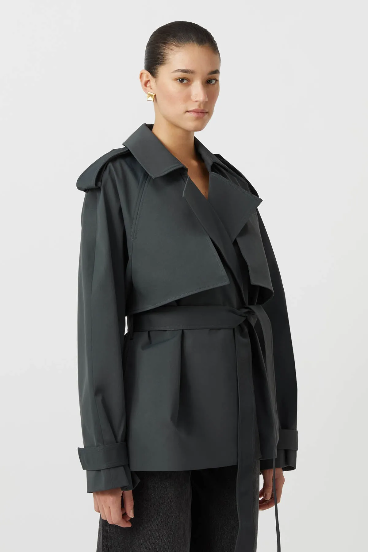 Burdock Trench Jacket sold by camilla & marc product image thumbnail 2