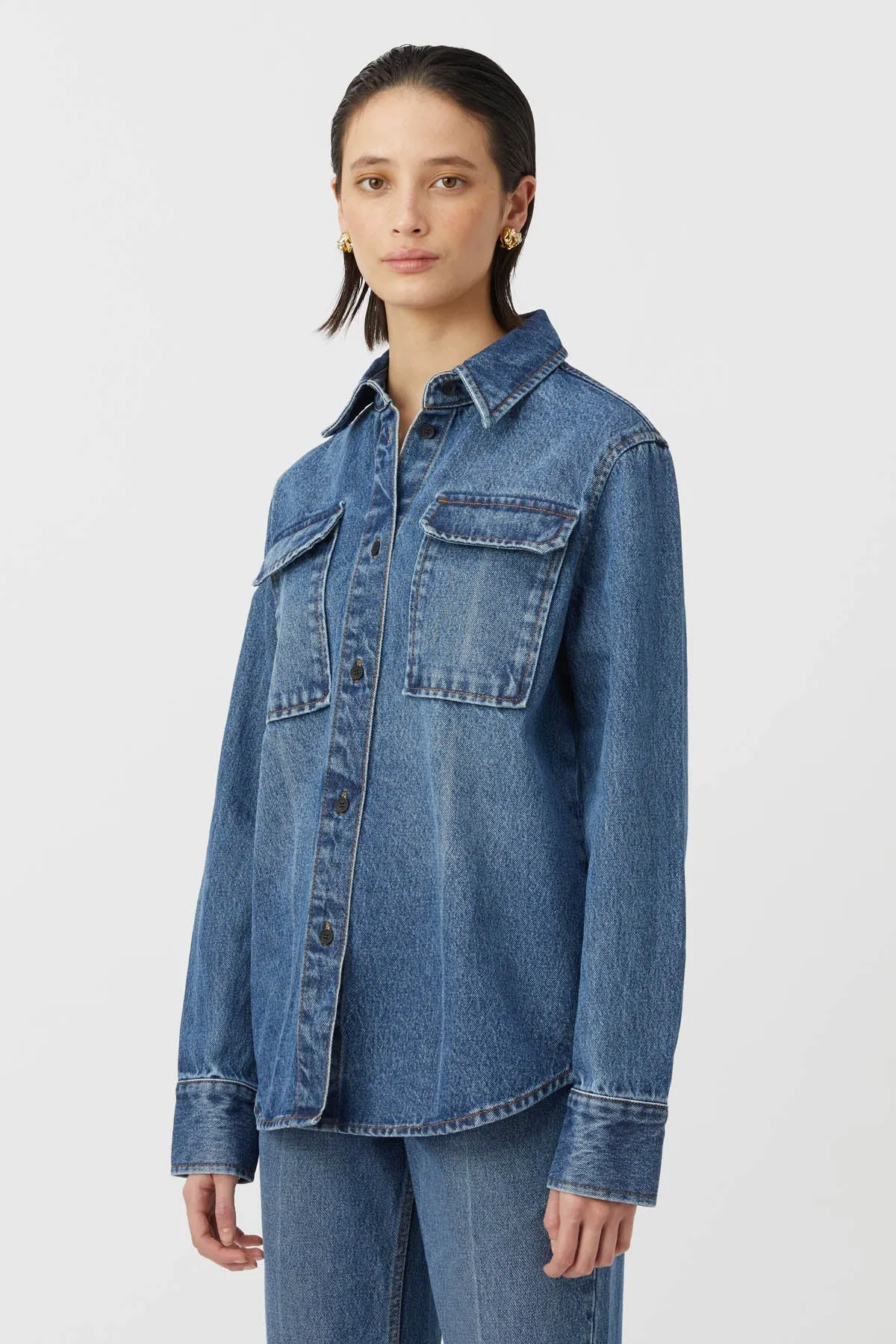 Verona Denim Shirt sold by camilla & marc product image thumbnail 2