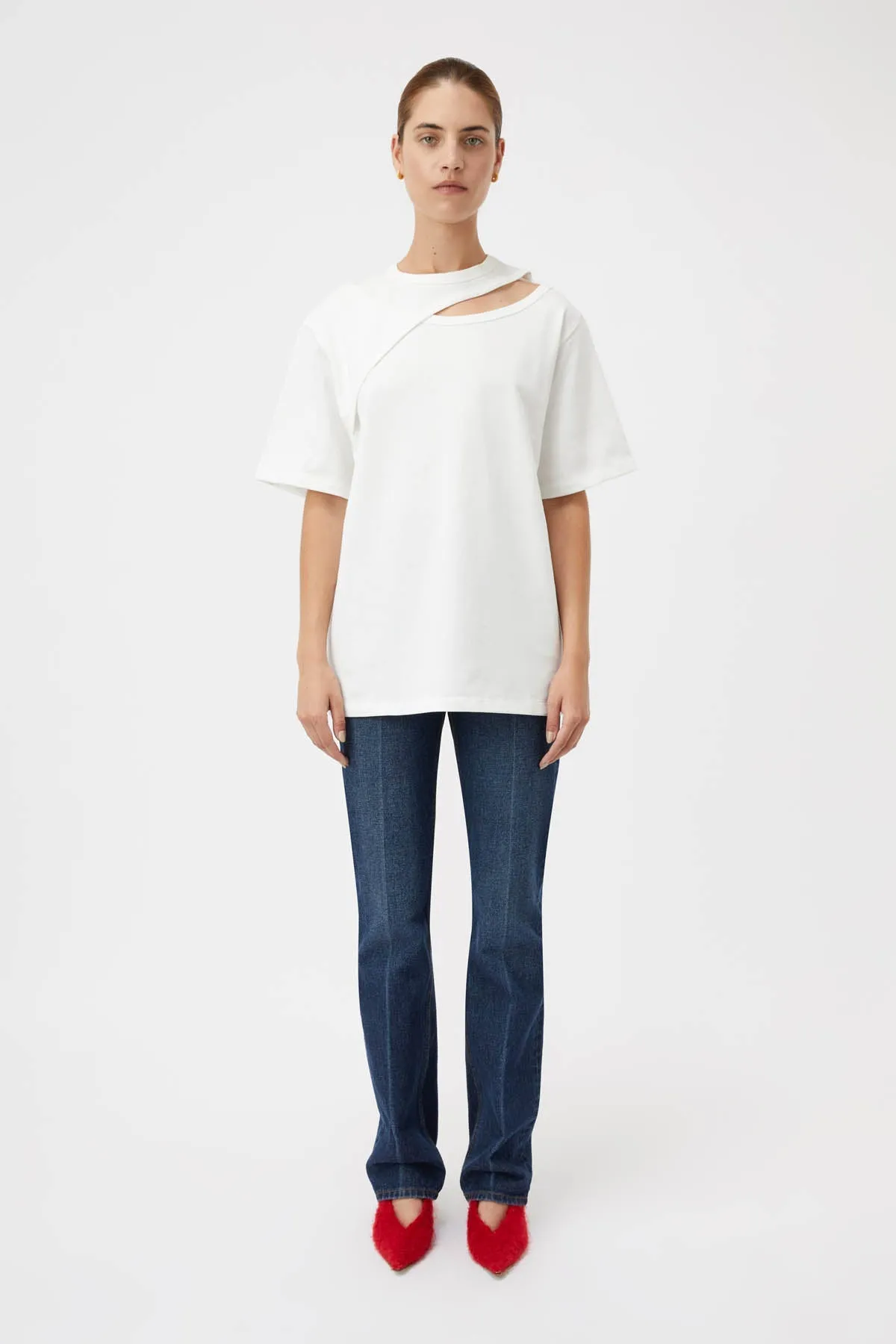 Gianna Cut Out Tee sold by camilla & marc