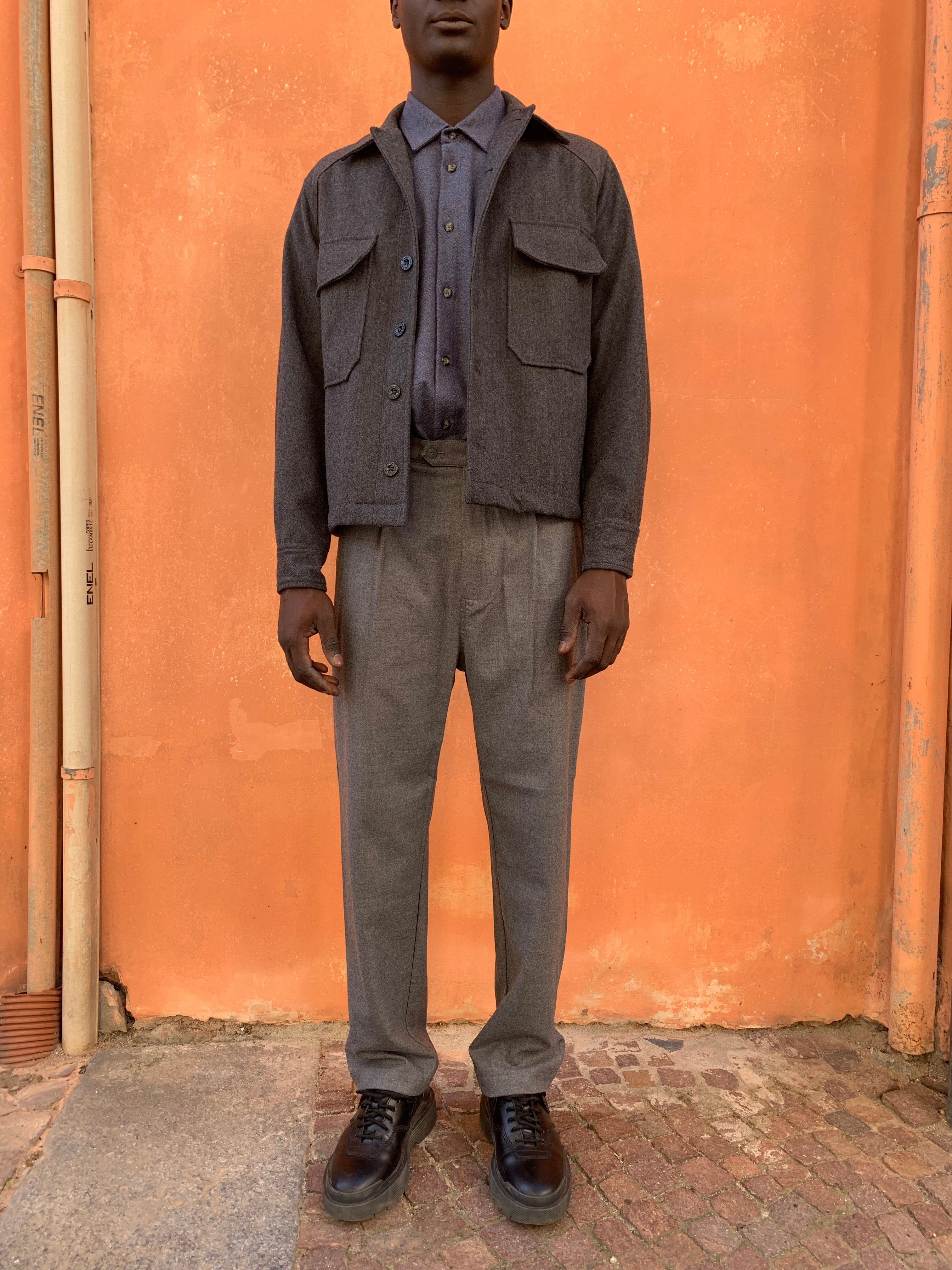 BALIO - JACKET SHIRT - Warm Wool Grey sold by Camo product image thumbnail 3