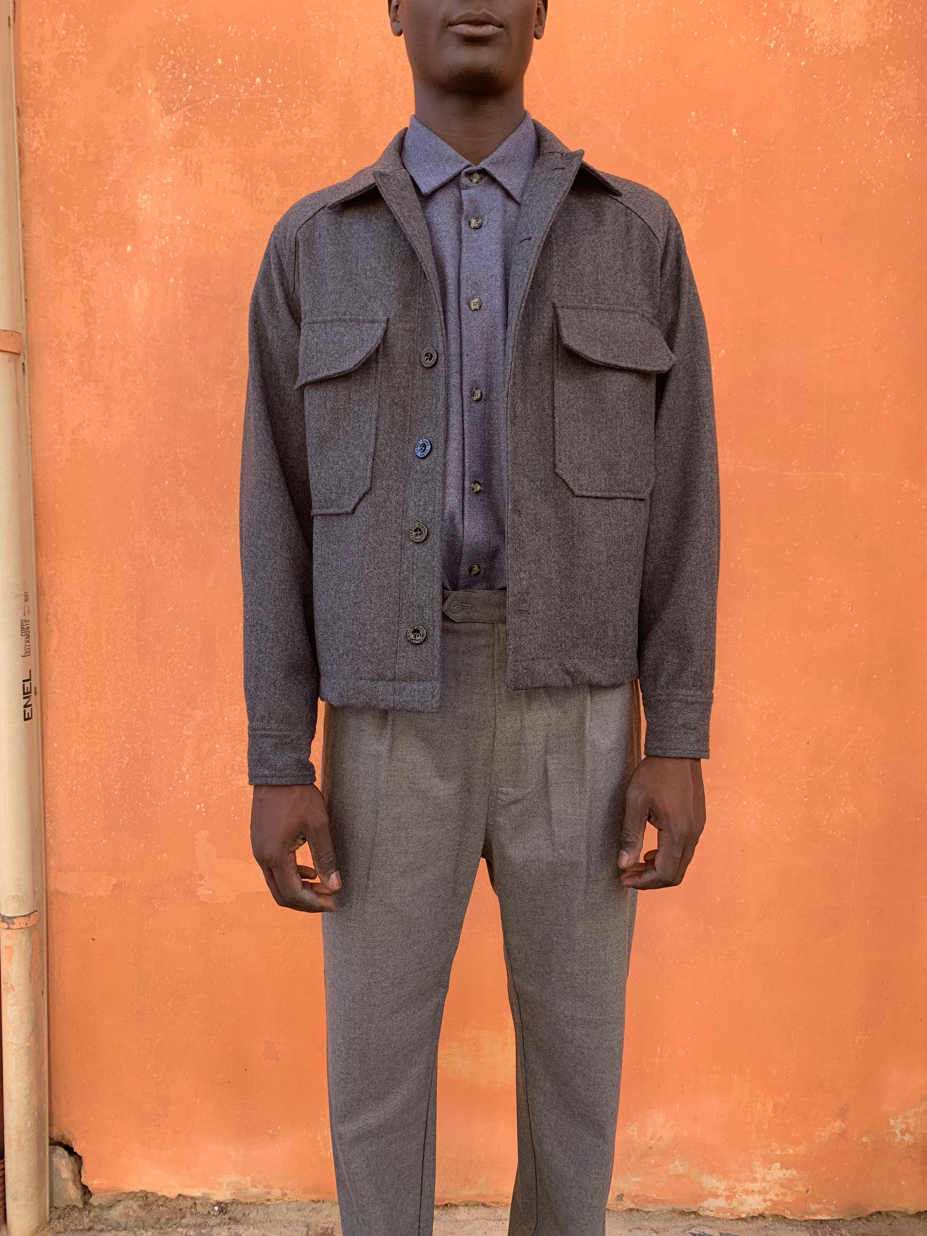 BALIO - JACKET SHIRT - Warm Wool Grey sold by Camo product image thumbnail 6