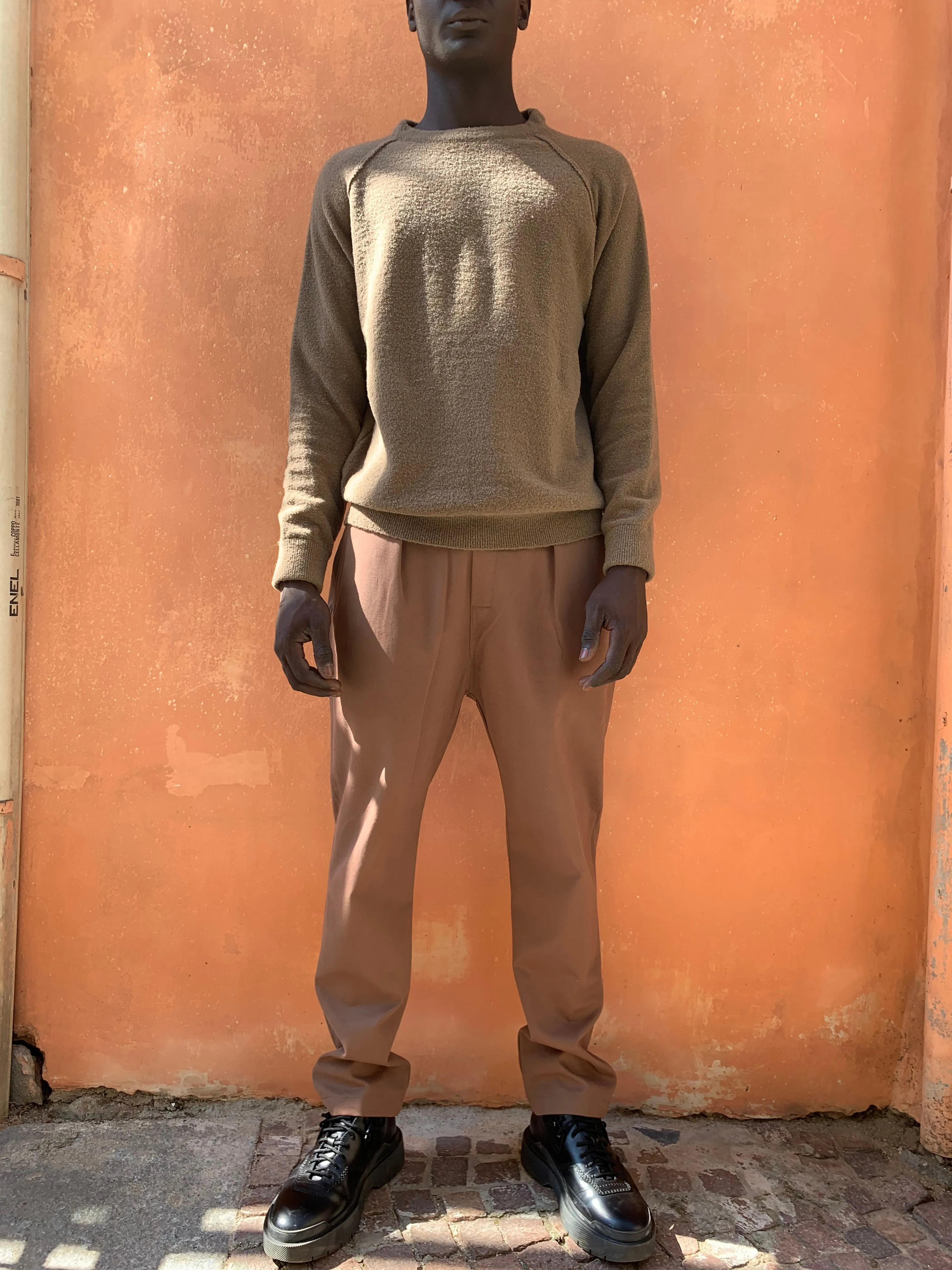 Kell- CAMEL - BOUCLE' Knit Jumper Pullover sold by Camo product image thumbnail 2