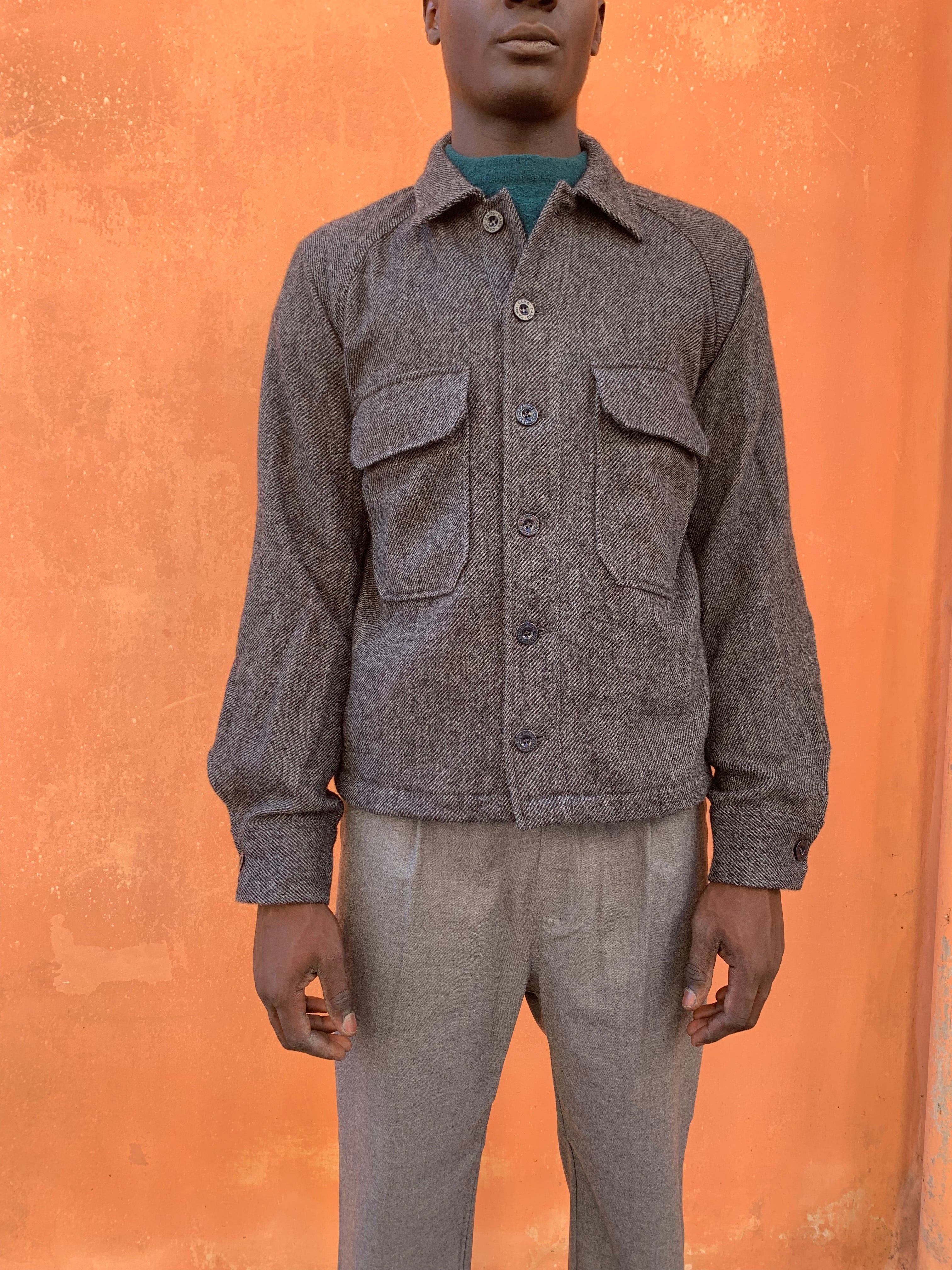 BALIO - JACKET SHIRT - Harringbone Wool Gray sold by Camo product image thumbnail 3