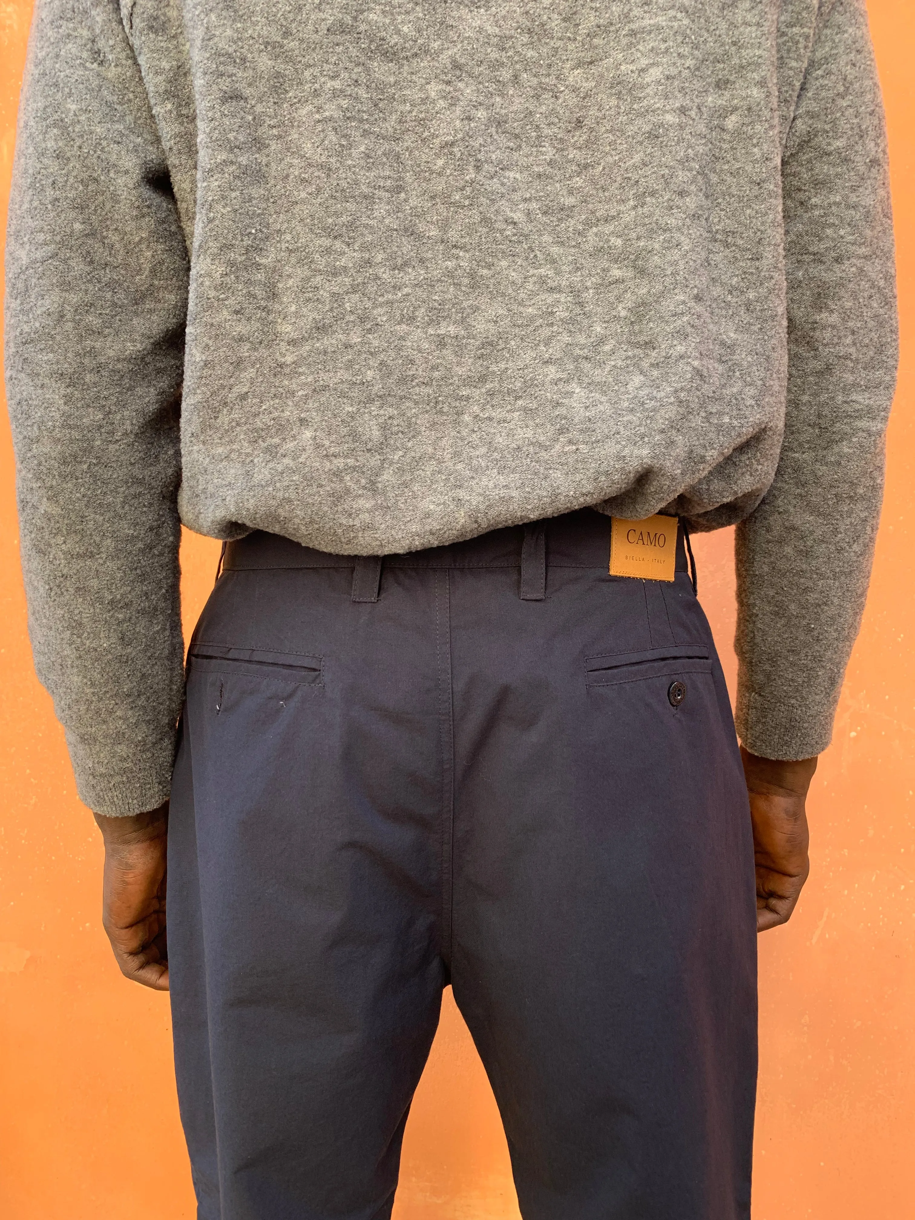 COMANCHE - CLASSIC TROUSERS - Canvas Cotton Navy sold by Camo product image thumbnail 5