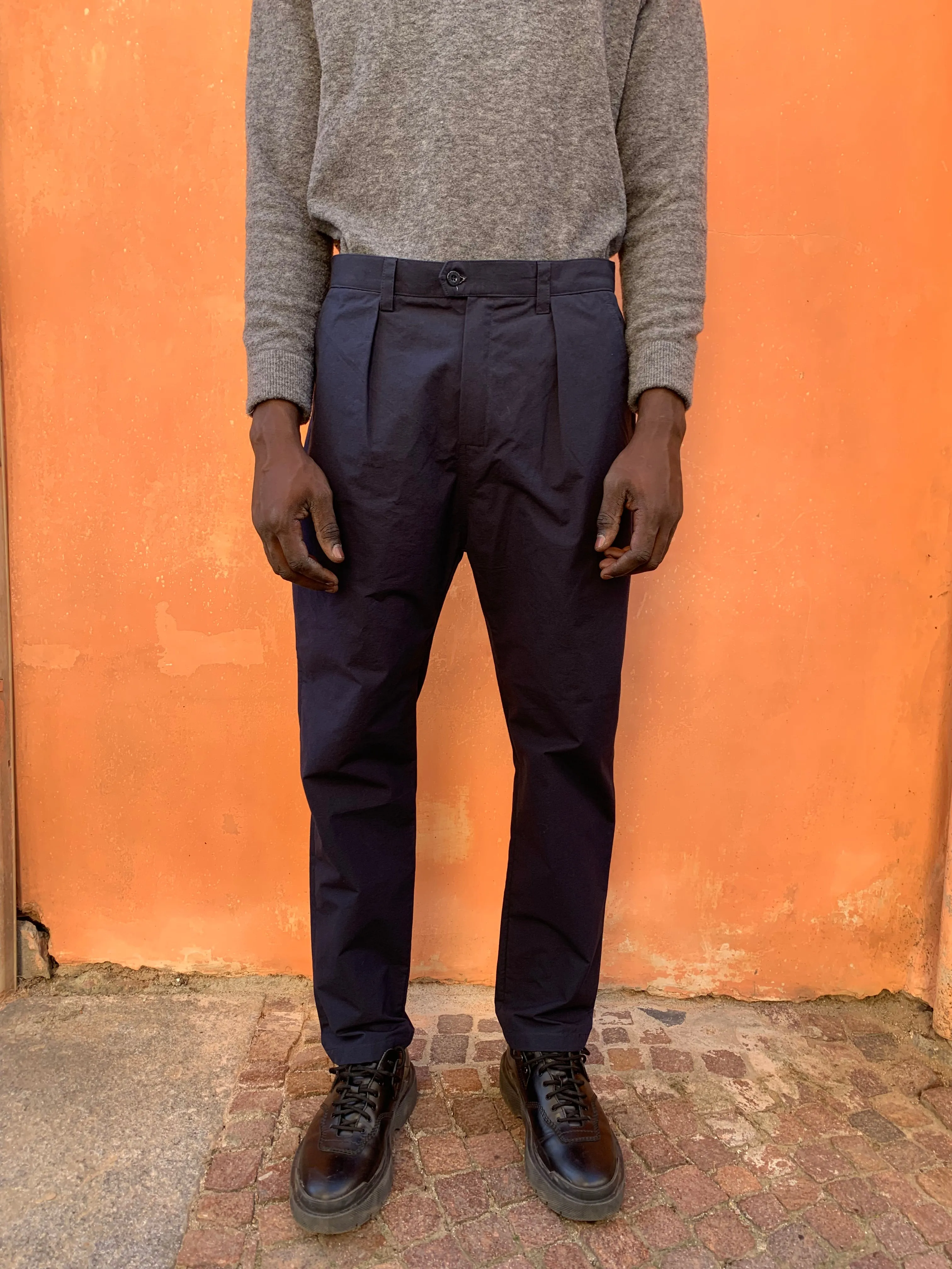 COMANCHE - CLASSIC TROUSERS - Canvas Cotton Navy sold by Camo product image thumbnail 3