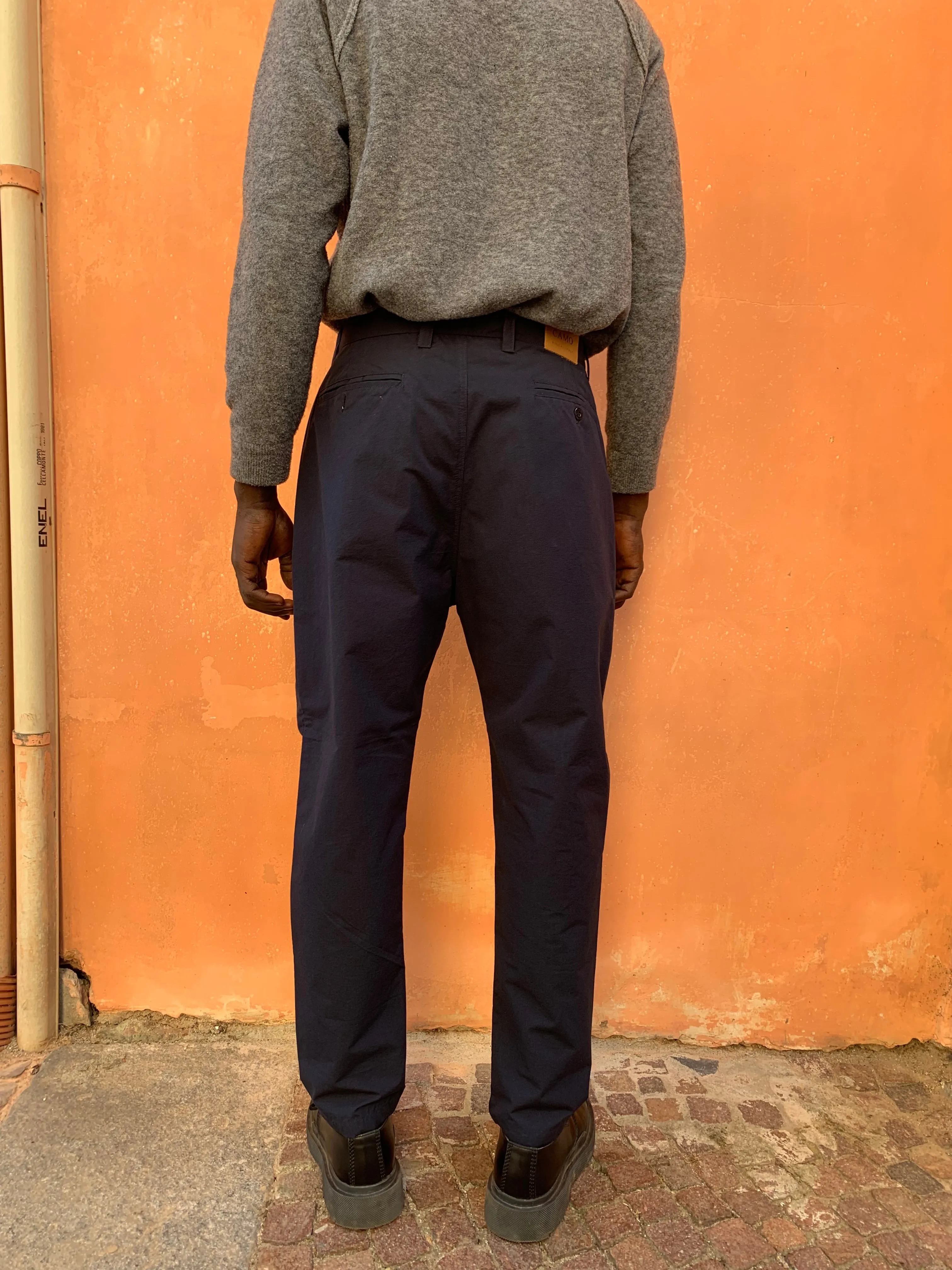 COMANCHE - CLASSIC TROUSERS - Canvas Cotton Navy sold by Camo product image thumbnail 4