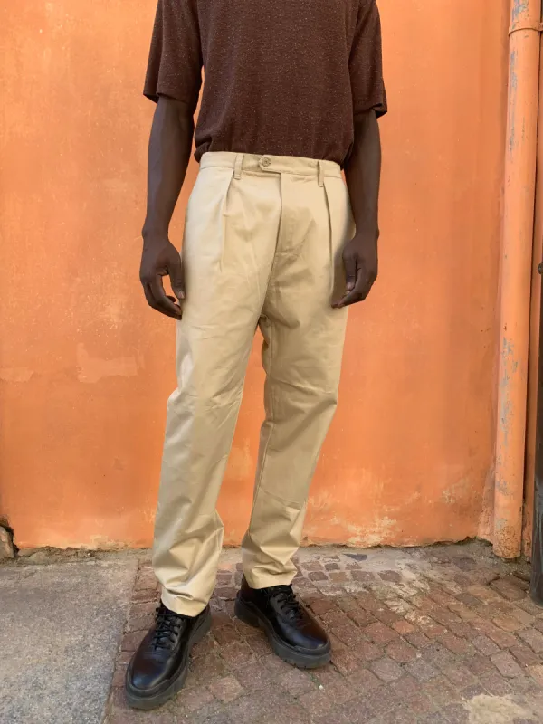 COMANCHE - CLASSIC TROUSERS - Drill Cotton Beige sold by Camo