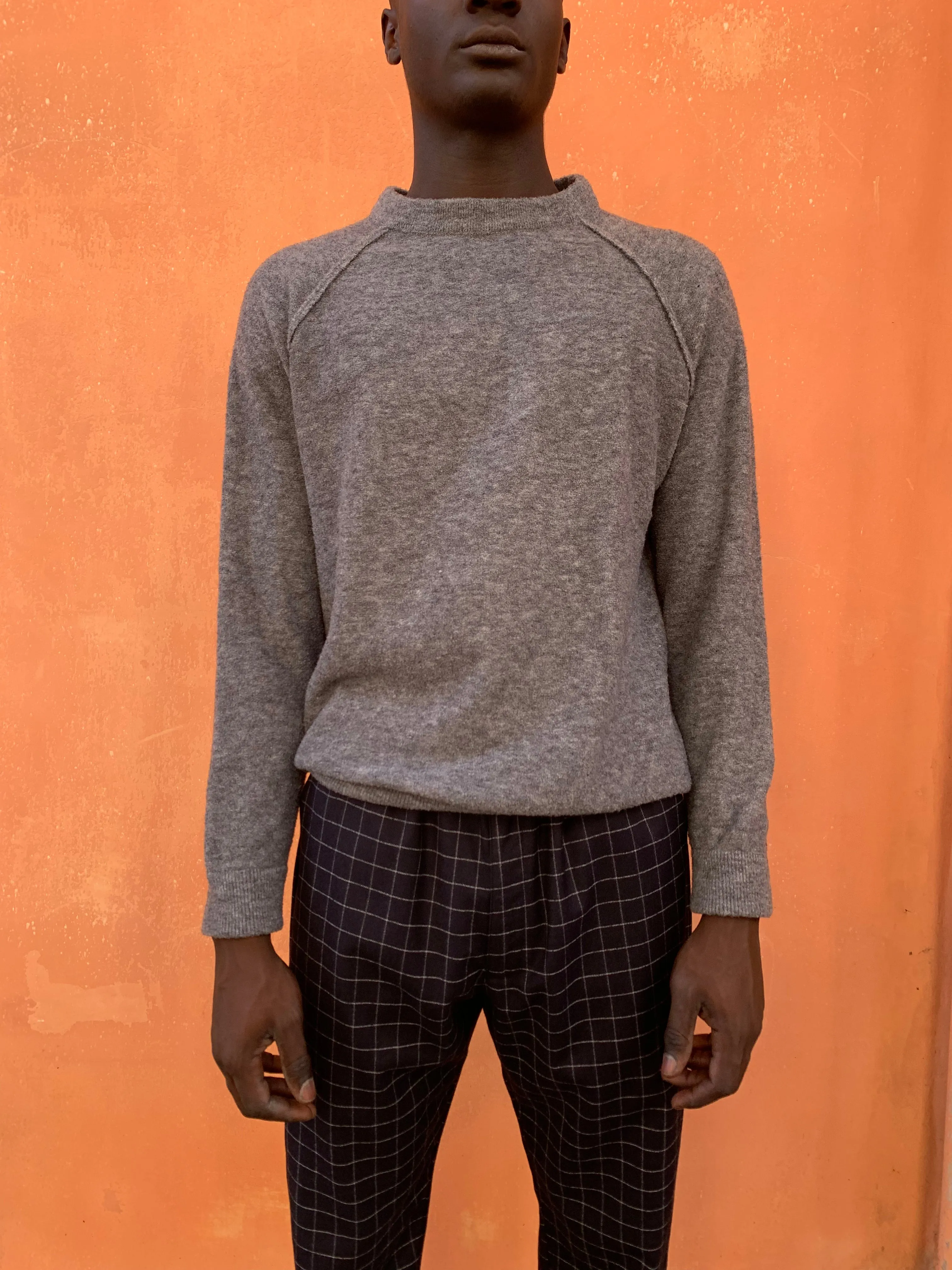 Kell- LIGHT GREY - BOUCLE' Knit Jumper Pullover sold by Camo product image thumbnail 3