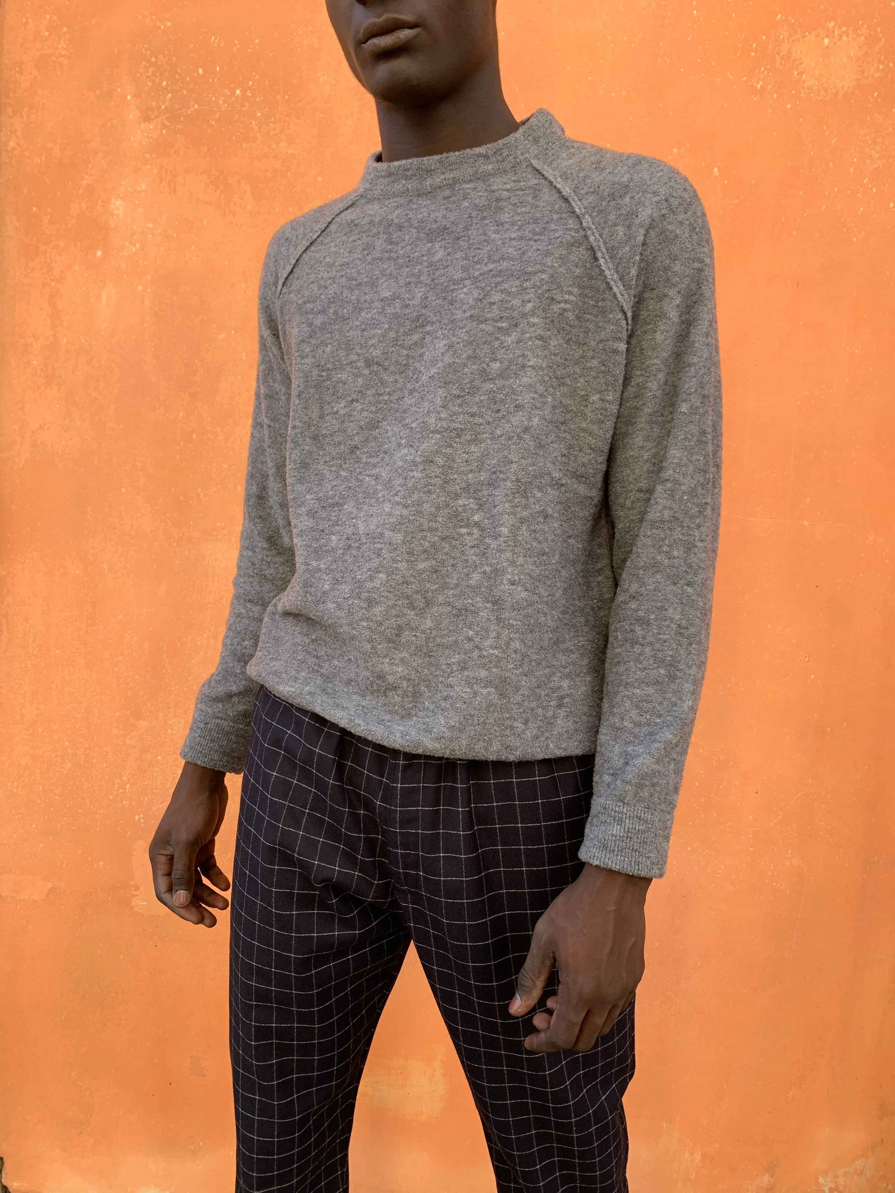 Kell- LIGHT GREY - BOUCLE' Knit Jumper Pullover sold by Camo product image thumbnail 2