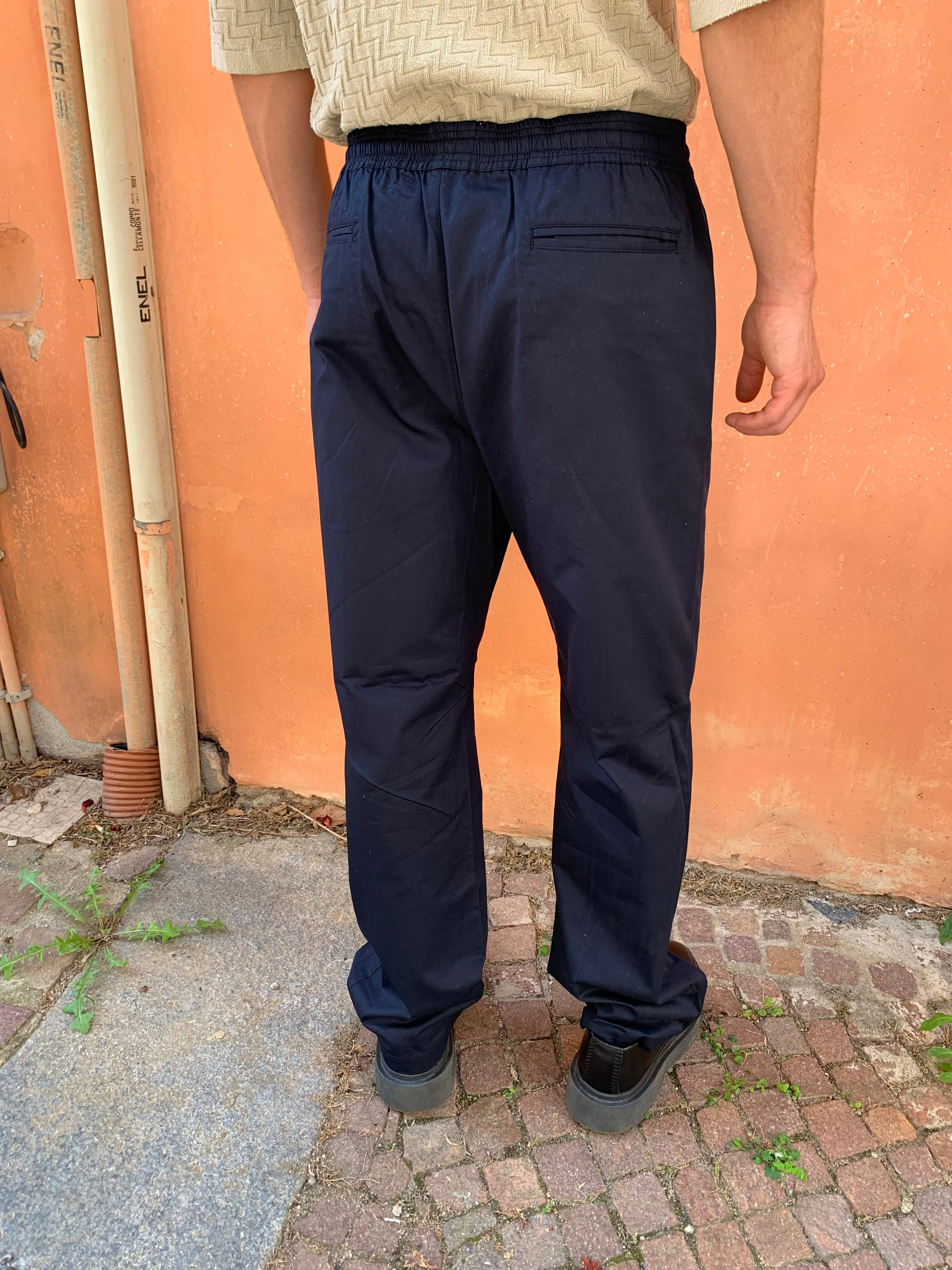 GOLIATH – NEW ELASTIC TROUSERS - Drill Cotton Navy sold by Camo product image thumbnail 5