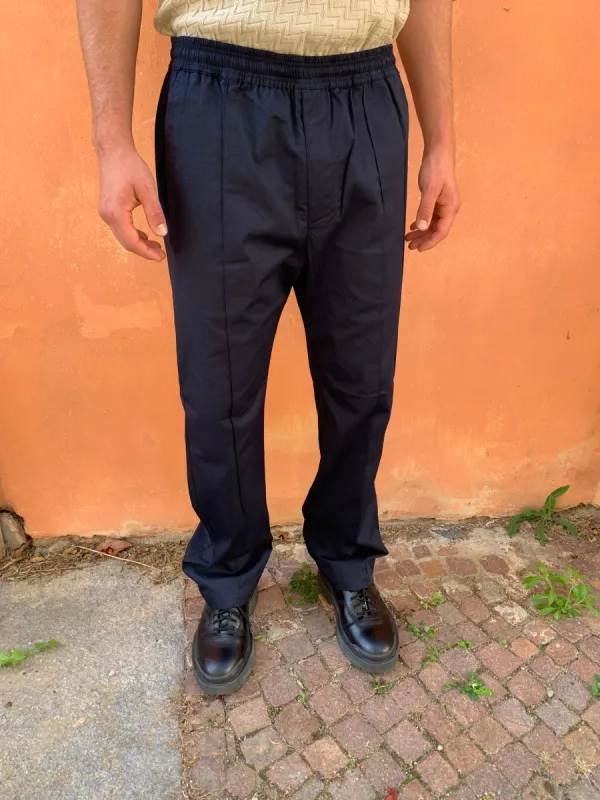 GOLIATH – NEW ELASTIC TROUSERS - Drill Cotton Navy sold by Camo