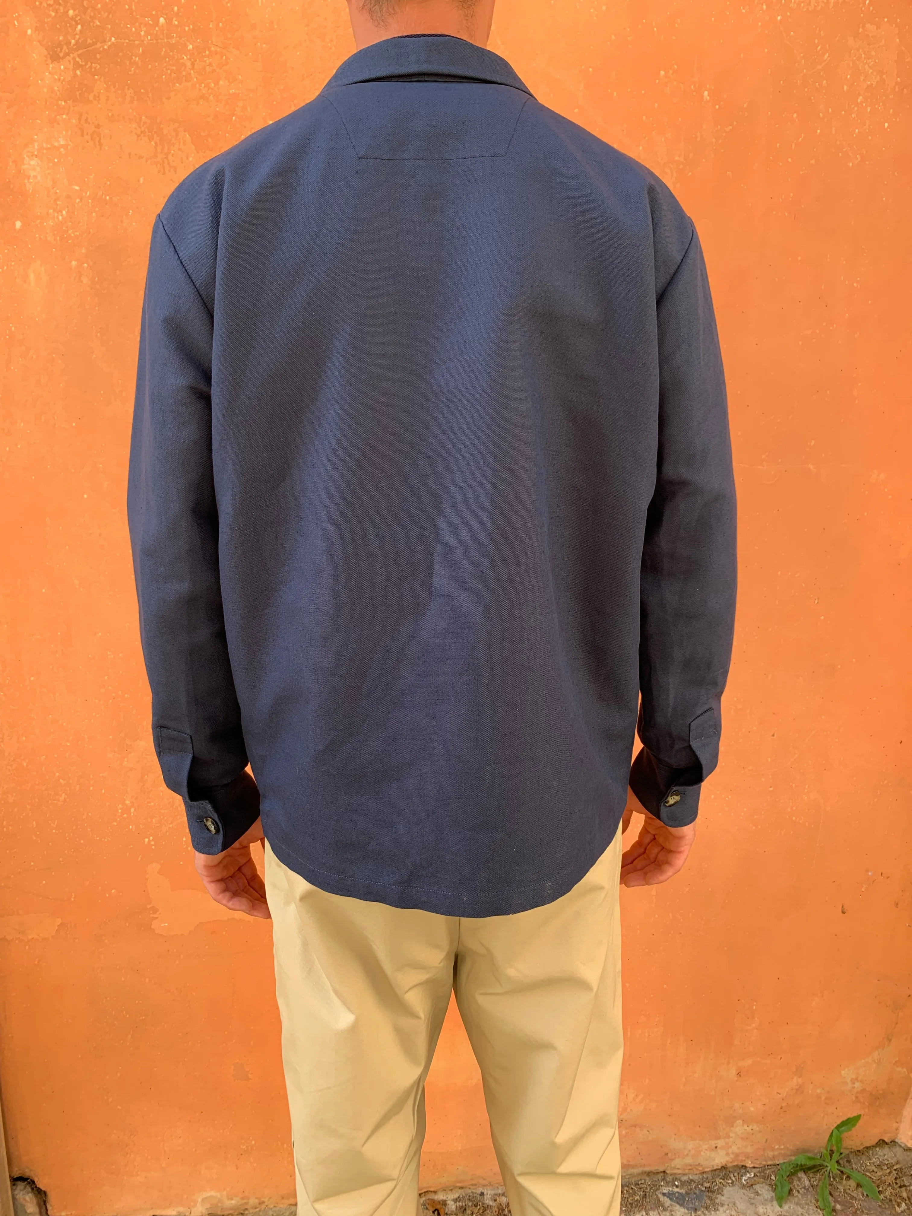 ARCHER – NEW LIMA 4X4 JACKET - Cotton Indaco Stripe Navy sold by Camo product image thumbnail 5