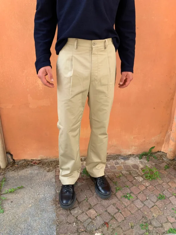 SPECTACULAR BID - AIR TROUSERS - Drill Cotton Brown sold by Camo