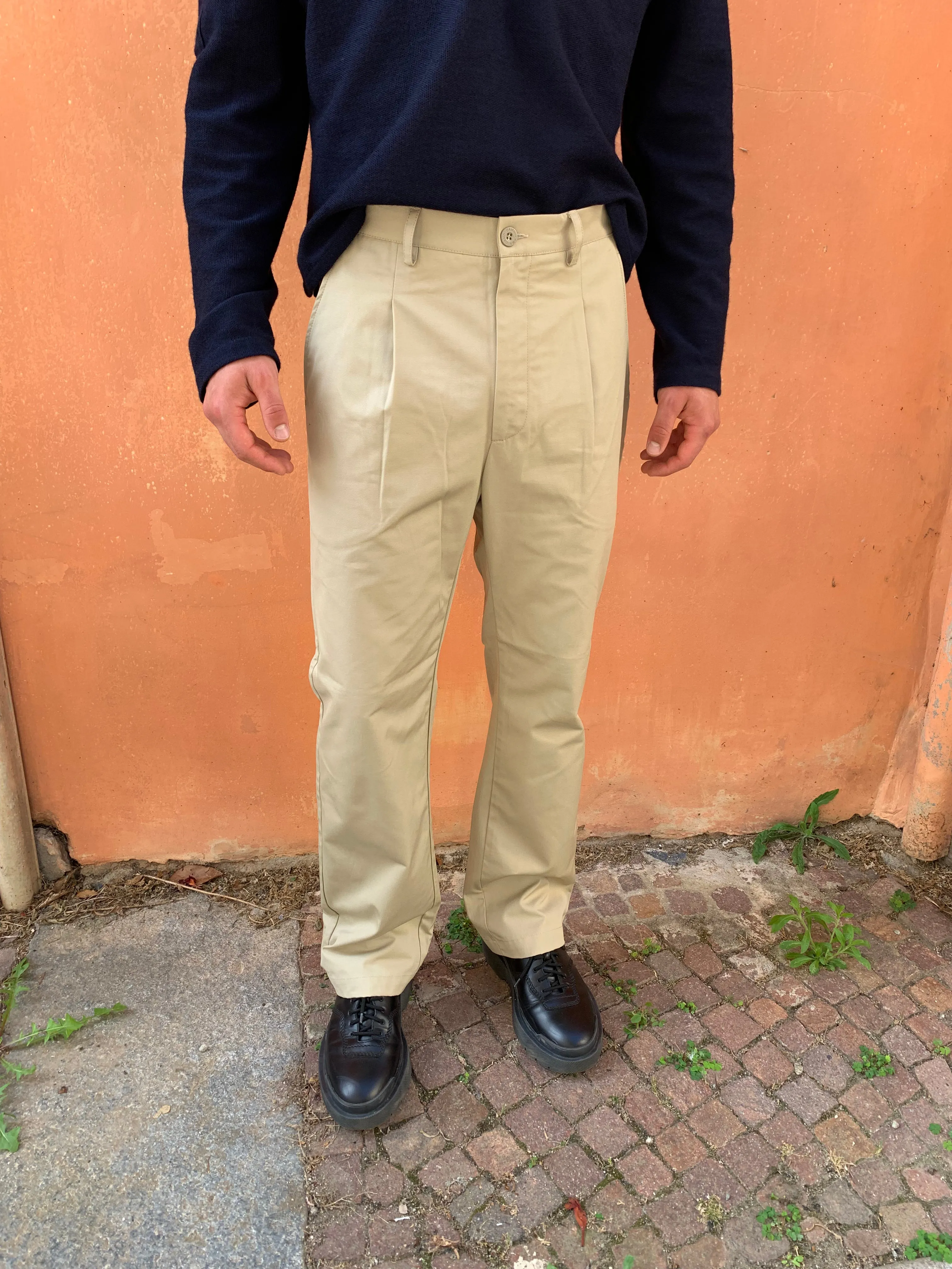 SPECTACULAR BID - AIR TROUSERS - Drill Cotton Brown sold by Camo